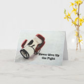 Geef nooit de Strijd op In dozen doend Kaart (Gele Bloem)