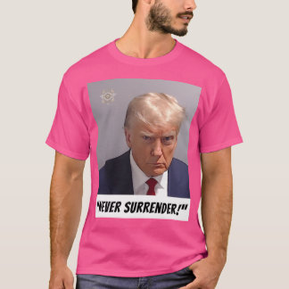 Geef nooit DJT op T-shirt