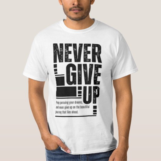 Geef nooit een T-shirt (Voorkant)