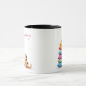 Geef nooit gestapelde Kussens Mok op - Motivatie (Midden)