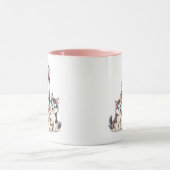 Geef nooit gestapelde Kussens Mok op - Motivatie (Midden)