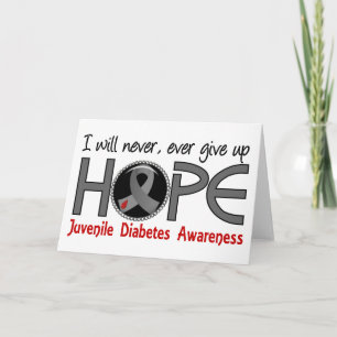 Geef nooit Hoop 5 JeugdopDiabetes Kaart