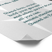 GEEF NOOIT IN Churchill | STAND FIRM Ephesians 6 Poster (Hoek)