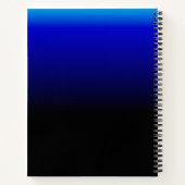 Geef nooit Inspirerend op en geef nooit op Notitieboek (Achterkant)