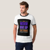 Geef nooit je T-shirt op (Voorkant volledig)