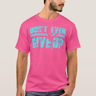 Geef nooit Martial Arts Kickboxing Taekwon op T-shirt