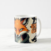 Geef nooit Mok op - "Ik ren op cafeïne en vertrouw (Voorkant rechts)