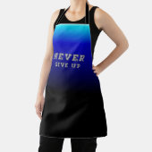 Geef nooit Motivatie op en geef nooit op Schort (Insitu)