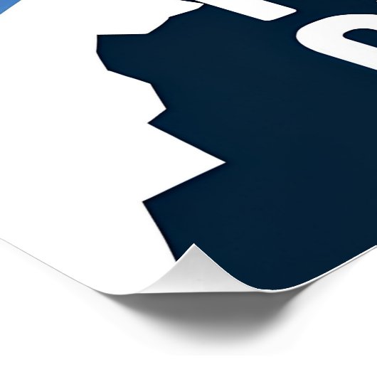 Geef nooit motivatie op perfect poster (Hoek)