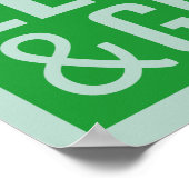 Geef nooit motivatie poster op (Hoek)