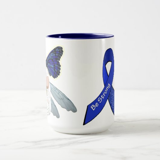 Geef nooit "Naam toevoegen" CFS grote Mok op (Midden)