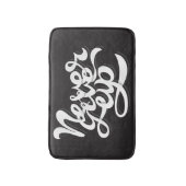 Geef nooit op 2 badmat (Voorkant Verticaal)