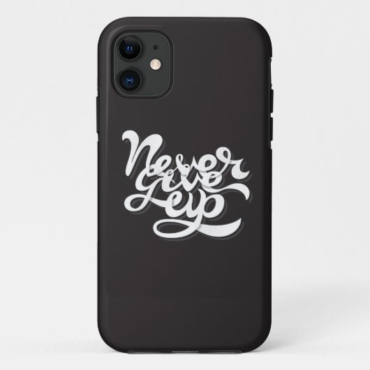 Geef nooit op 2 Case-Mate iPhone case (Achterkant)