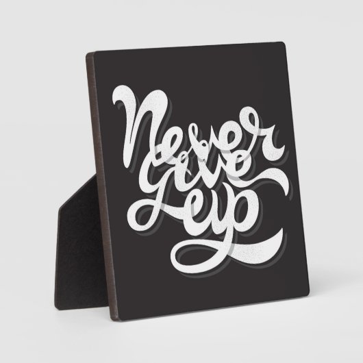 Geef nooit op 2 fotoplaat (Voorkant)