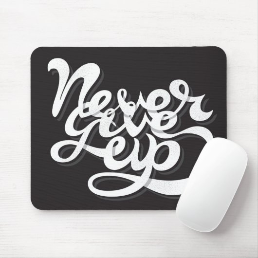 Geef nooit op 2 muismat (Met muis)
