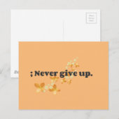 ; geef nooit op briefkaart (Voorkant / Achterkant)