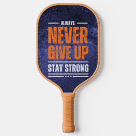Geef nooit op: Cosmic Edition Pickleball Paddle