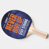 Geef nooit op: Cosmic Edition Tafeltennisbatje (Zijkant)