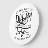 Geef nooit op een droomklok grote klok (Hoek)