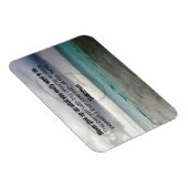 "Geef nooit op" Inspirerend prijsopgave Flexibel Magneet (Rechterzijde)