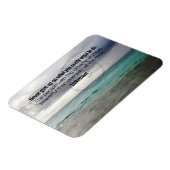 "Geef nooit op" Inspirerend prijsopgave Flexibel Magneet (Linkerzijde)