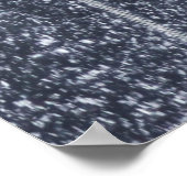 "Geef nooit op" Inspirerend Wall Art Poster (Hoek)