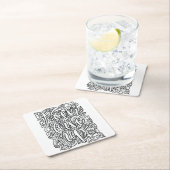 Geef nooit op - kleur je eigen kartonnen onderzetters (Insitu)