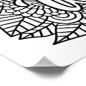 Geef nooit op - kleur je eigen poster (Hoek)