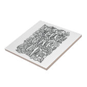 Geef nooit op - kleur je eigen tegeltje (Zijkant)