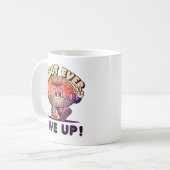 Geef Nooit Op Koffiemok (Voorkant links)