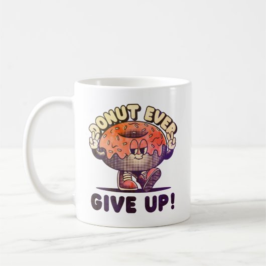 Geef Nooit Op Koffiemok (Links)