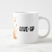 Geef nooit op met Schattigee Bengaalse Kat in de H Grote Koffiekop (Rechts)