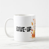 Geef nooit op met Schattigee Bengaalse Kat in de H Koffiemok (Links)