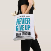 Geef Nooit Op – Motiverende Boodschappentas Tote Bag (Dichtbij)