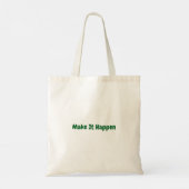 Geef Nooit Op Tote Bag (Achterkant)
