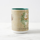 "Geef nooit op" Tweekleurige Koffiemok (Center)