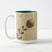 "Geef nooit op" Tweekleurige Koffiemok (Links)