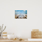 Geef nooit op wat je doet glimlachen poster (Keuken)