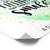 Geef nooit op wat je doet glimlachen poster (Hoek)