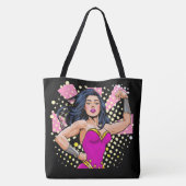 Geef nooit op - zie terug - Tas (Achterkant)