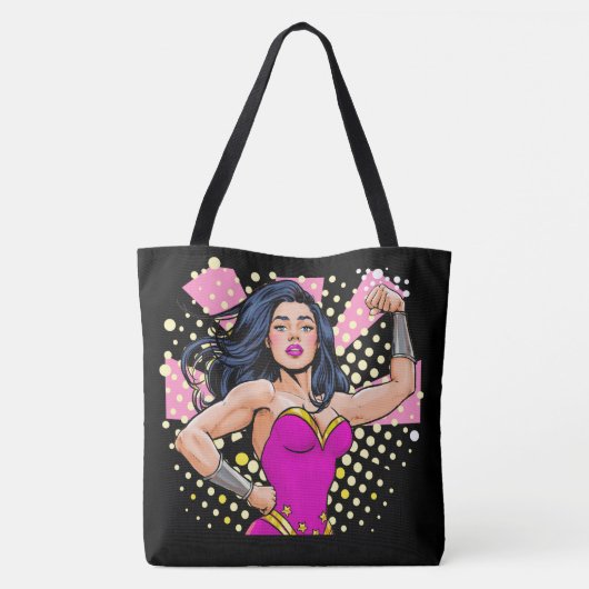 Geef nooit op - zie terug - Tas (Achterkant)