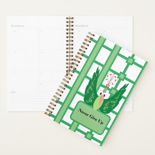 Geef nooit Peacock Planner op (Display)