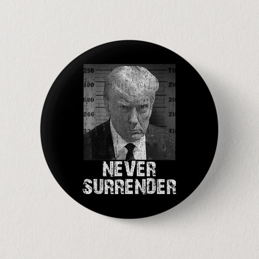 Geef nooit Pro Trump over Ronde Button 5,7 Cm (Voorkant)