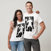 Geef nooit trefbal op t-shirt (Unisex)