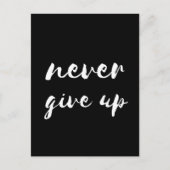 Geef nooit zwart briefkaart op (Voorkant)