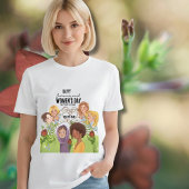 Geef om te Krijgen De toekomst is Vrouw IWD Tri-Blend Shirt