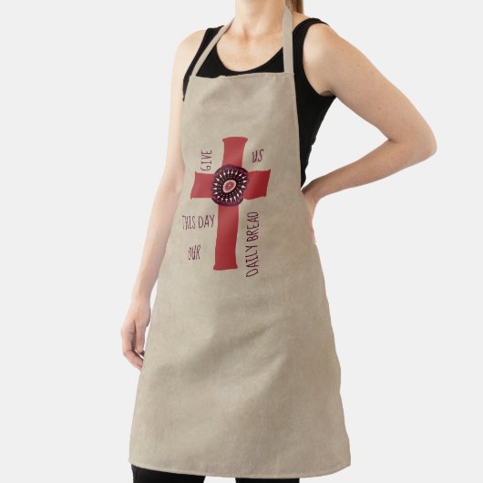 Geef ons deze dag een unieke offerte schort (Insitu)