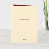 Geef ons deze dag ons dagelijks brood... feestdagen kaart (Achterkant)