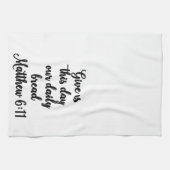 Geef ons deze dag ons dagelijks brood theedoek (Horizontaal)