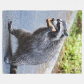 GEEF ONS DEZE DAG ONZE DAGELIJKSE BREAD FLEECE DEKEN (Voorkant (Horizontaal))